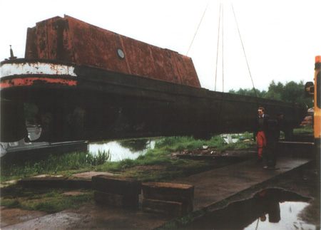 Historic narrowboat Minnow