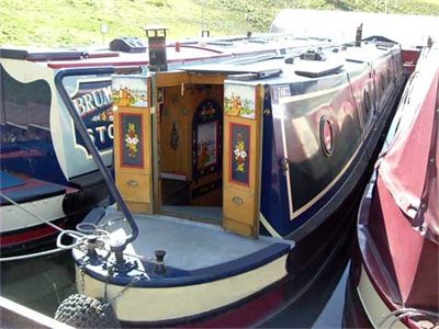 Traditional canal boat